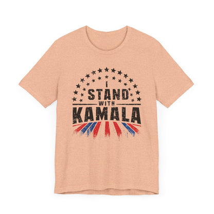 I Stand With Kamala T-Shirt, Politics, Vote, Election, Democrat