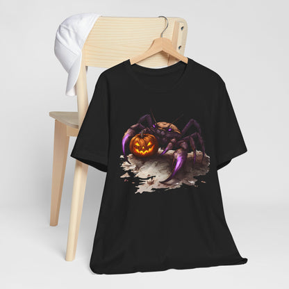 Unique Spooky Ghost Spider T-Shirt, Halloween, Scary