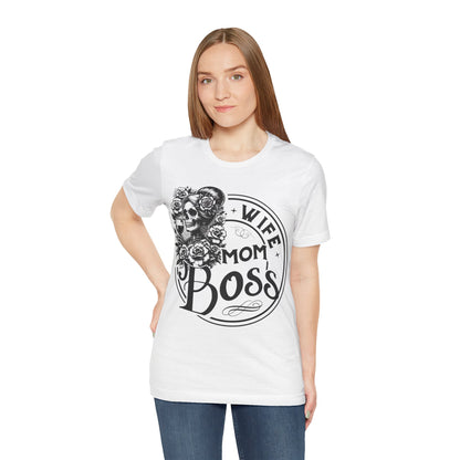 Wife Boss Mom T-Shirt, Mom, Funny, Mama T-Shirt