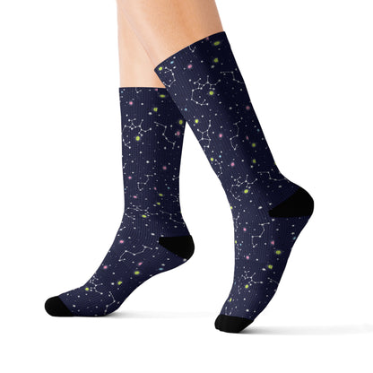 Outer Space Constellation Socks