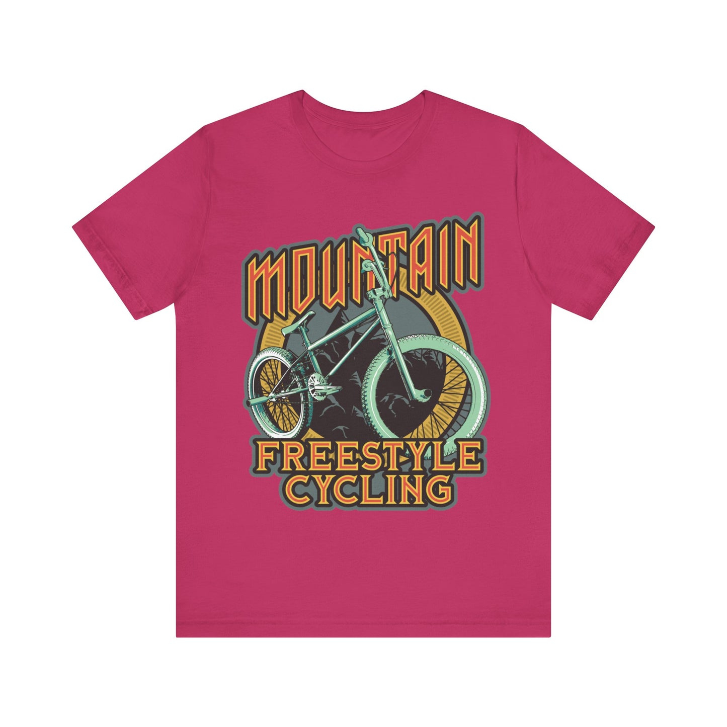 Mountain Freestyle Cycling T-Shirt, Sport, Bicycle T-Shirt