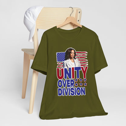 Kamala Harris Unity Over Division T-Shirt, Politics, Vote, Election, Democrat