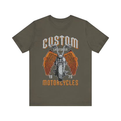 California Custom Motorcycles T-Shirt, California, Motorcycle, Bikers T-Shirt