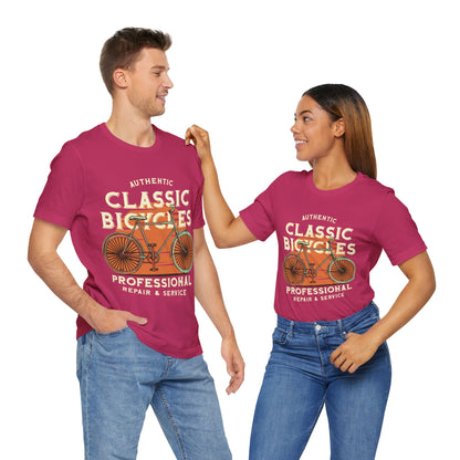 Classic Bicycles Parts and Repairs T-Shirt, Bike Repair, Bicycle T-Shirt