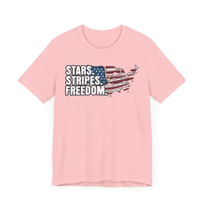 Stars, Stripes, Freedom T-Shirt, Politics, Vote, Election, Democrat