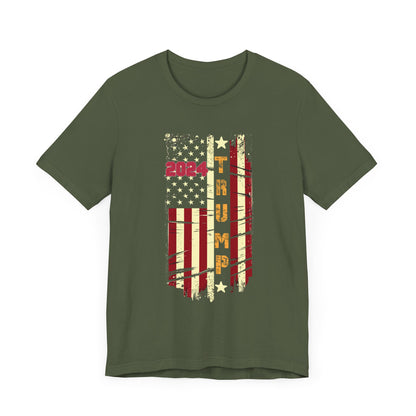 Trump 2024 Flag T-Shirt, Politics, Vote, Election, Republican