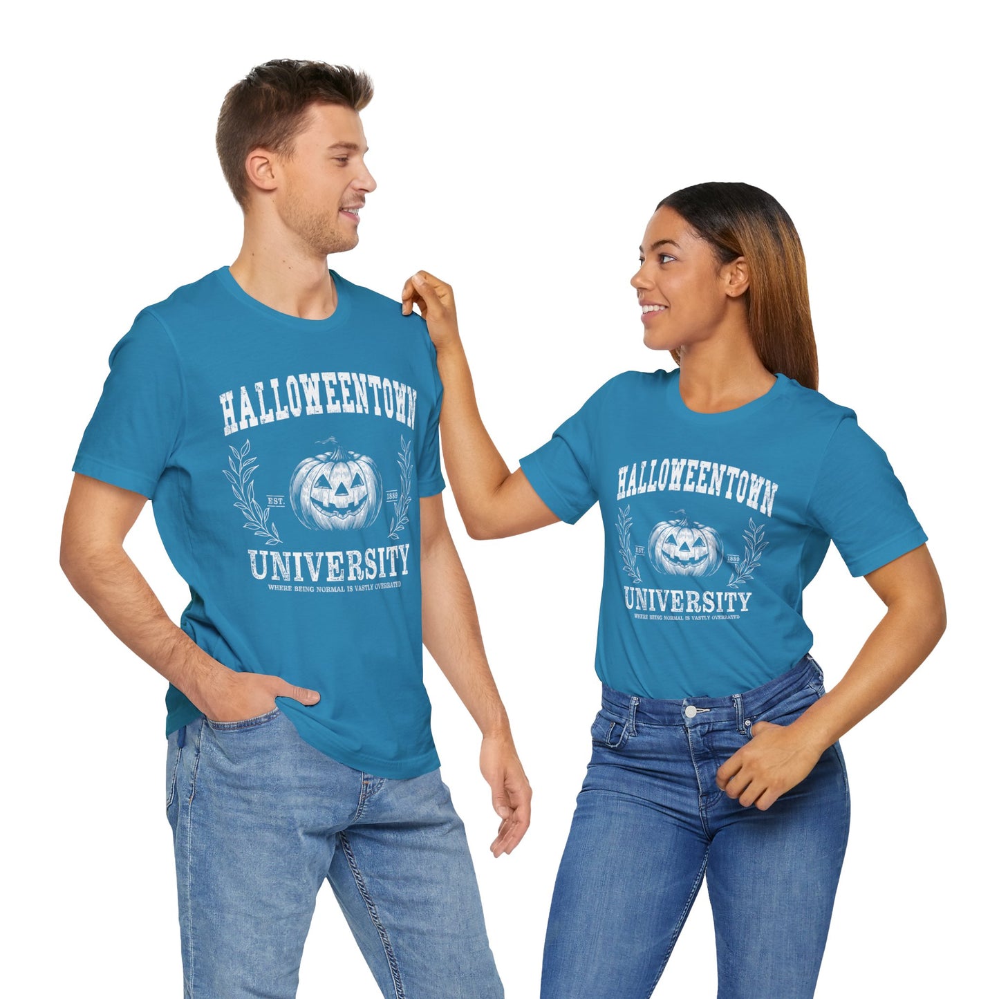 Halloween Town University T-Shirt, Halloween, Scary, Funny, Retro