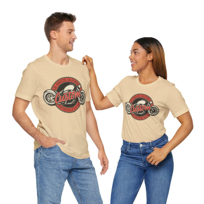 Los Angles California Custom Motorcycle T-Shirt, Los Angles, California, Custom Bikers T-Shirt