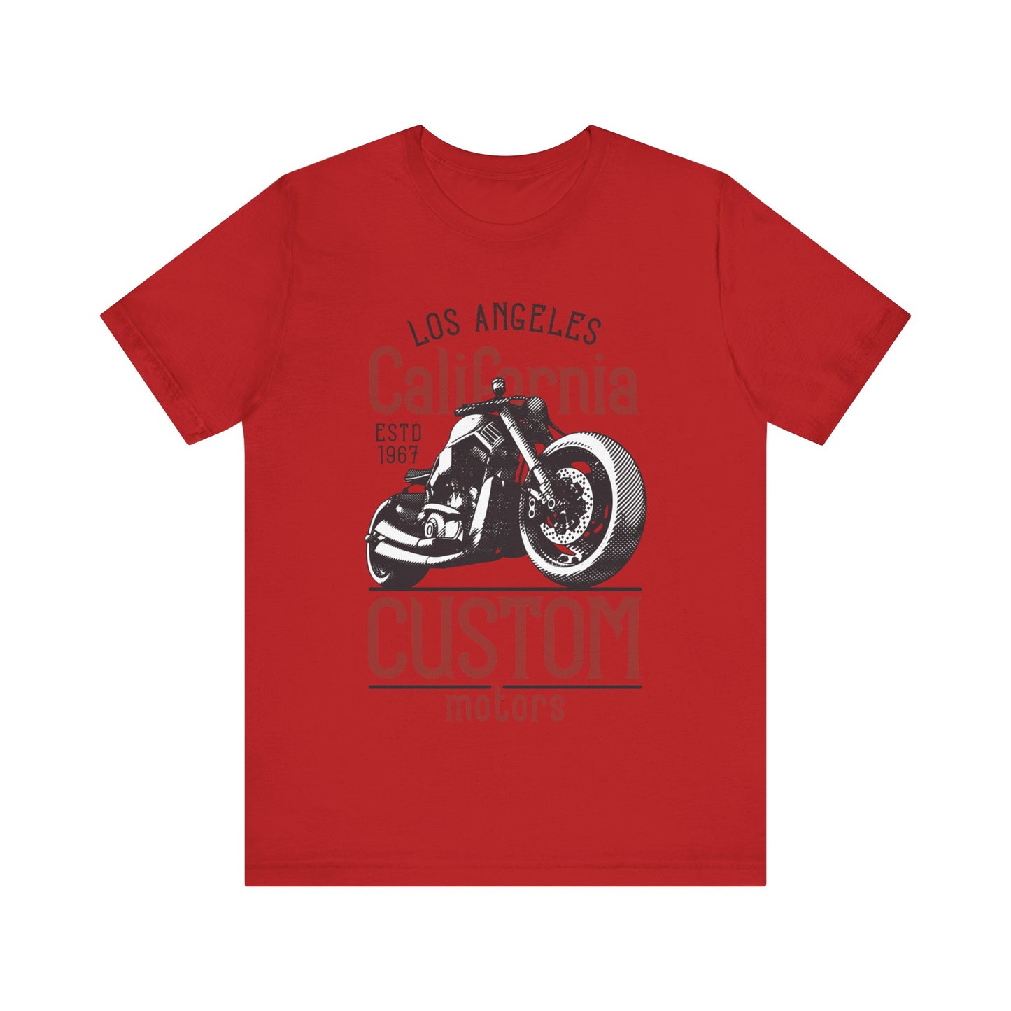 Los Angles California Custom Motors T-Shirt, Los Angles, California, Custom Bikers T-Shirt