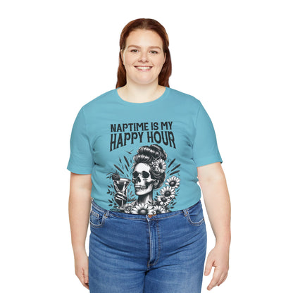 Naptime Is My Happy Hour T-Shirt, Mom, Funny, Mama T-Shirt