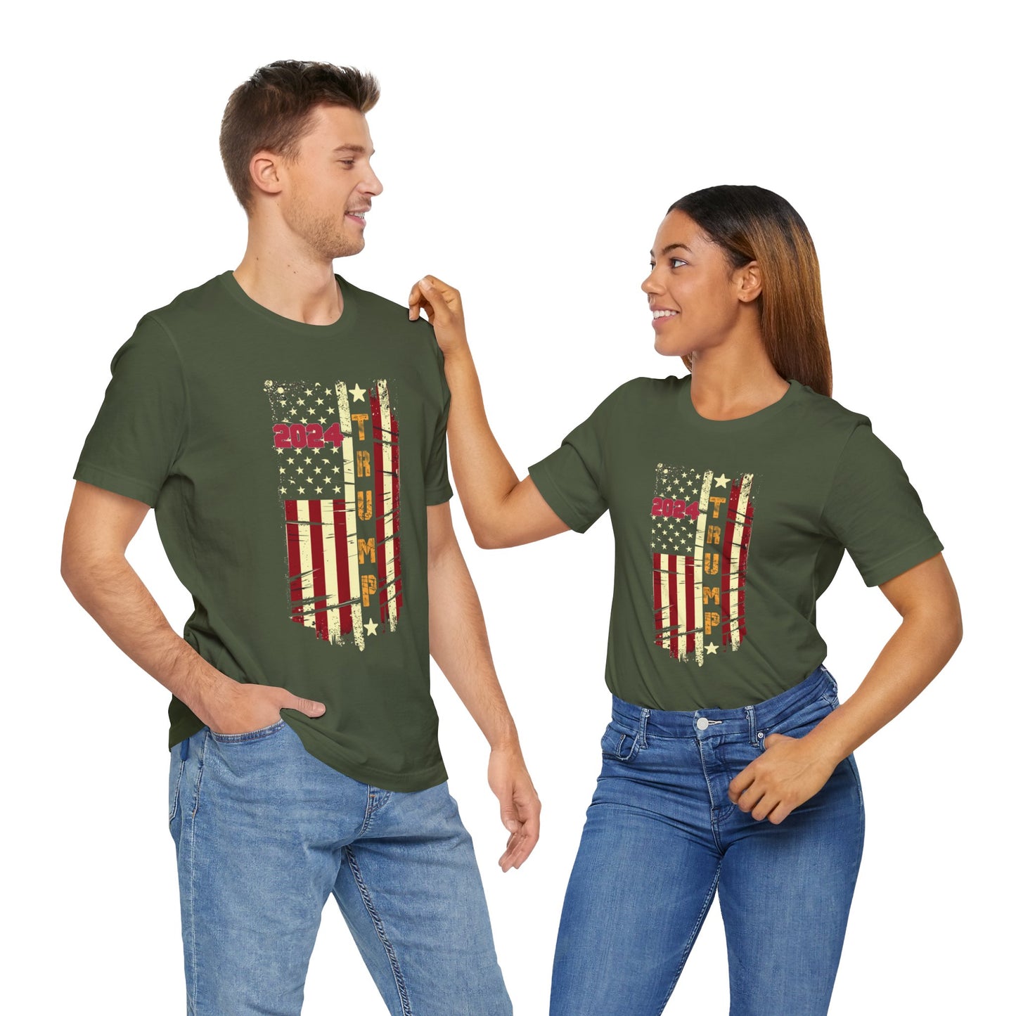 Trump 2024 Flag T-Shirt, Politics, Vote, Election, Republican