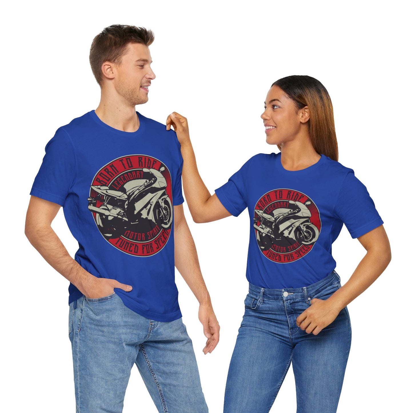 Born to Ride Tuned to Speed T-Shirt, Motorcycle, MC, Bikers T-Shirt