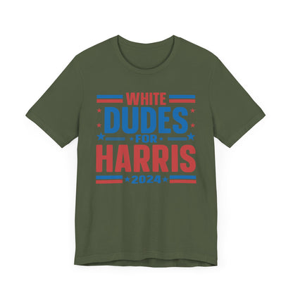 White Dudes For Harris 2024 T-Shirt, Politics, Vote, Election, Democrat