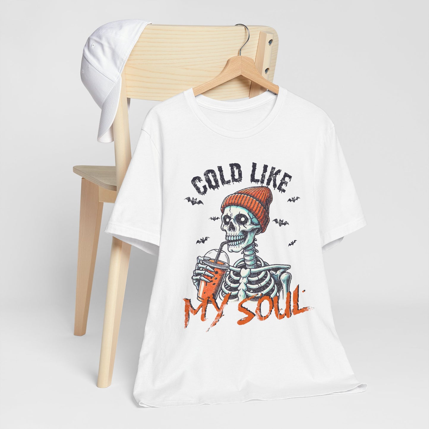 Cold Like My Soul T-Shirt, Halloween, Scary, Funny, Retro