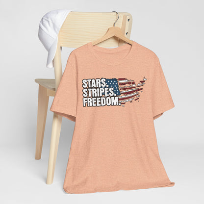 Stars, Stripes, Freedom T-Shirt, Politics, Vote, Election, Democrat