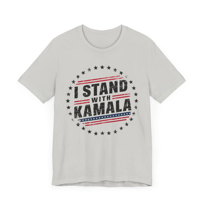 I Stand With Kamala T-Shirt, Politics, Vote, Election, Democrat