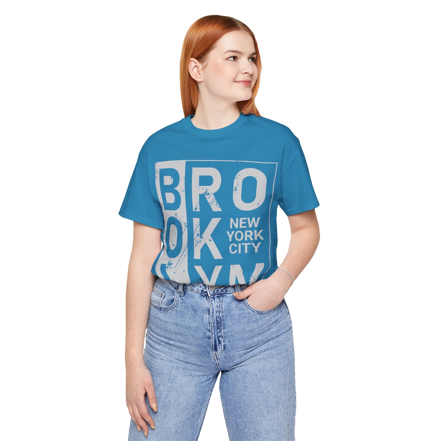 Brooklyn By Huggermugger T-Shirt, Typography T-Shirt, Huggermugger, Brooklyn T-Shirt