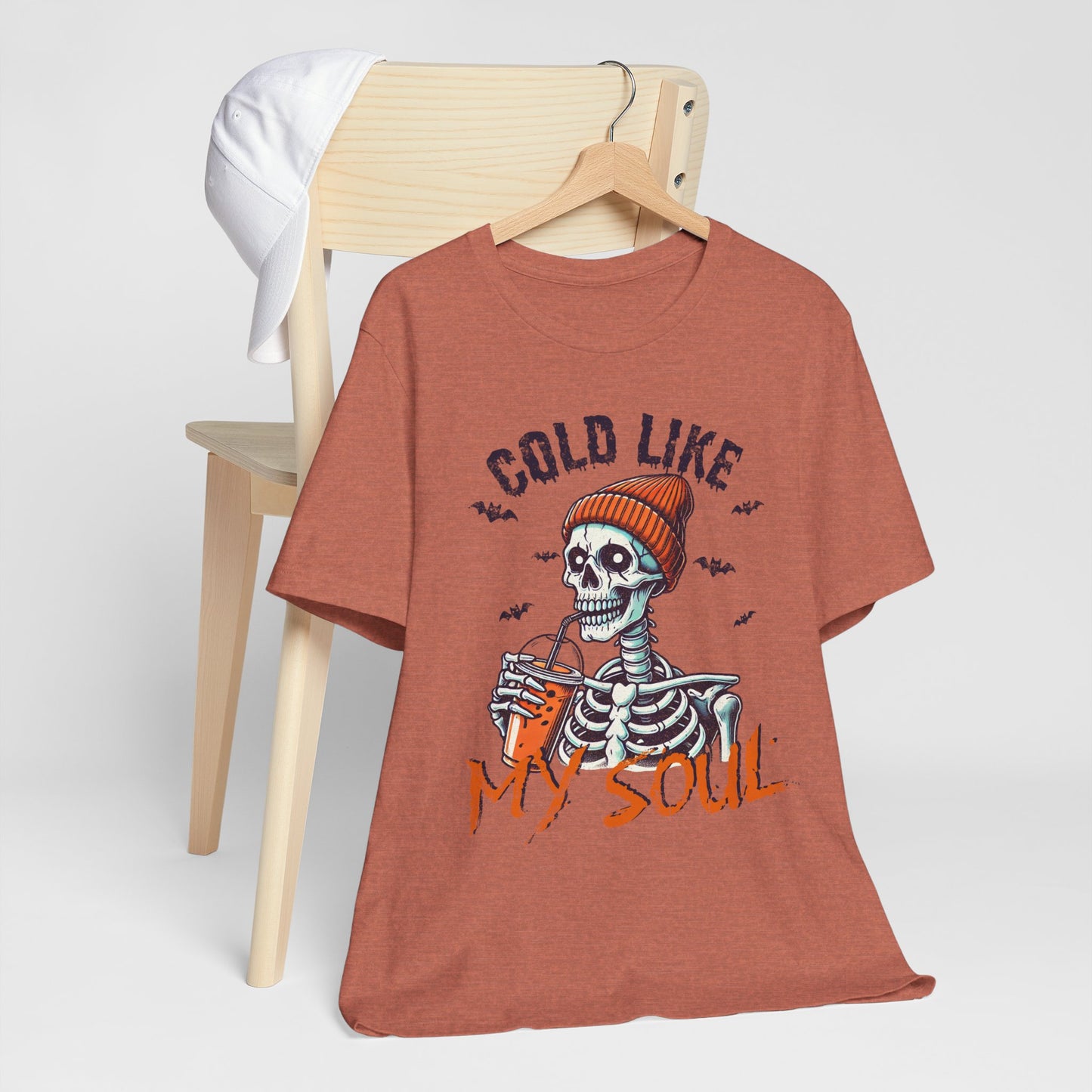 Cold Like My Soul T-Shirt, Halloween, Scary, Funny, Retro