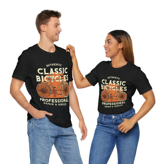 Classic Bicycles Parts and Repairs T-Shirt, Bike Repair, Bicycle T-Shirt