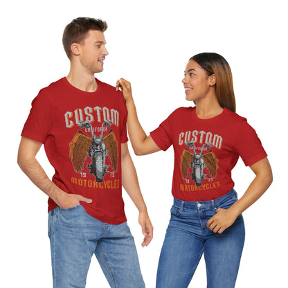 California Custom Motorcycles T-Shirt, California, Motorcycle, Bikers T-Shirt