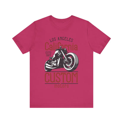 Los Angles California Custom Motors T-Shirt, Los Angles, California, Custom Bikers T-Shirt