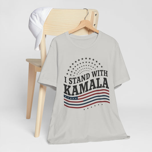 I Stand With Kamala T-Shirt, Politics, Vote, Election, Democrat