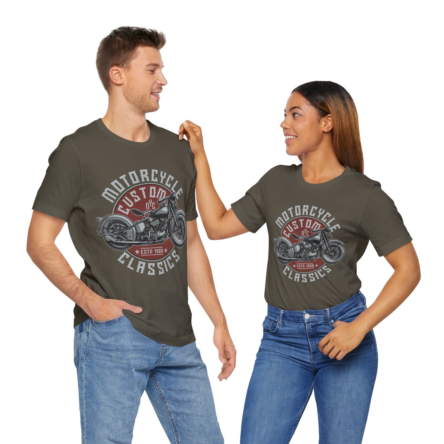 Custom Motorcycle Classics T-Shirt, MC, Motorcycle, Bikers T-Shirt