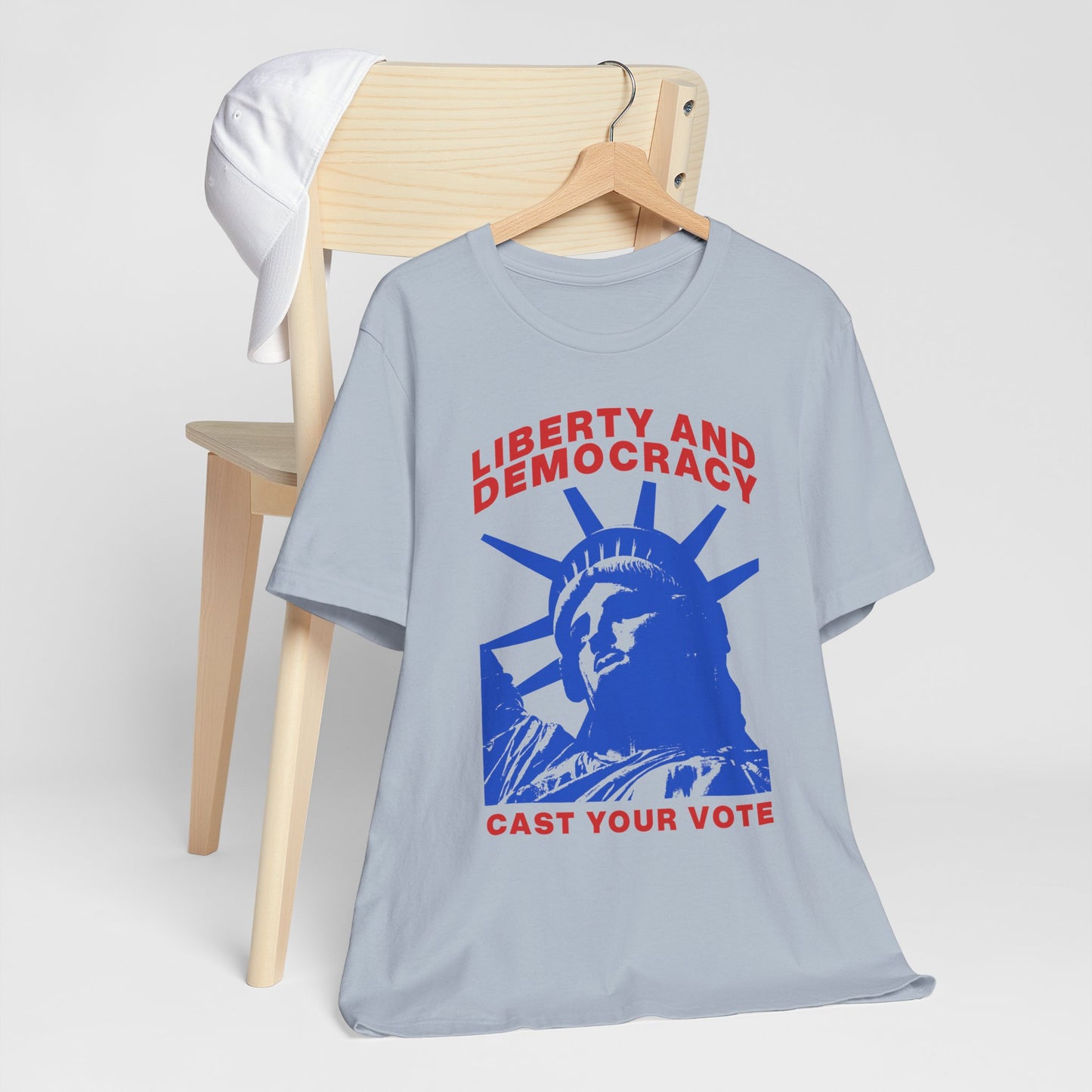 Liberty And Democracy T-Shirt, Politics, Vote, Election, Democrat