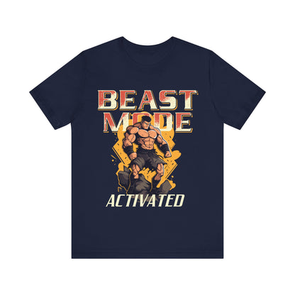 Beast Mode Activated T-Shirt, Bodybuilding, Gym, Fitness T-Shirt