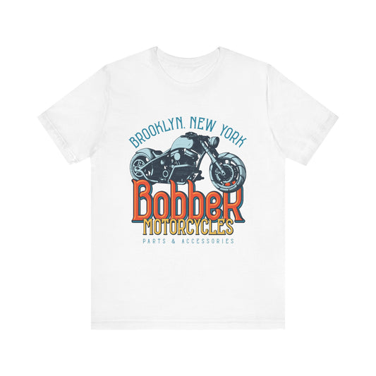 Brooklyn, New York Bobber Motorcycles T-Shirt, Bikers, MC, Chopper