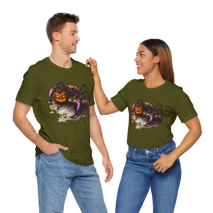 Unique Spooky Ghost Spider T-Shirt, Halloween, Scary