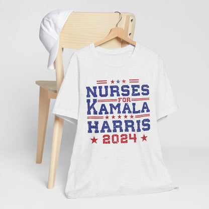 Nurses For Kamala Harris 2024 T-Shirt, Politics, Vote, Election, Democrat