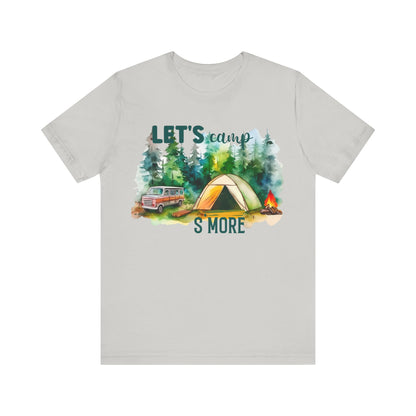 Let's Camp S More T-Shirt, Camping, Outdoors T-Shirt