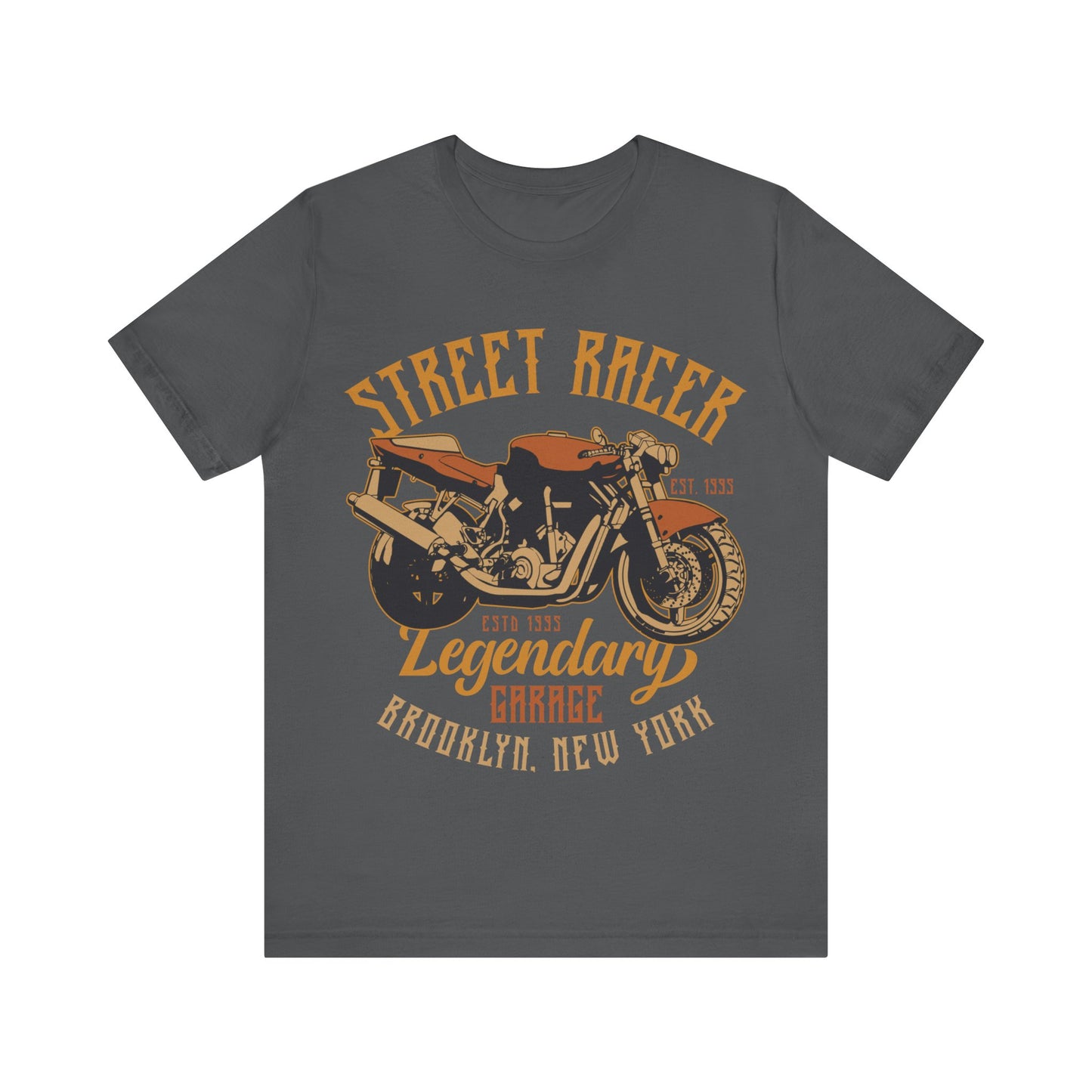 Street Racer Brooklyn New York T-Shirt, Motorcycle T-Shirt, Brooklyn MC, New York