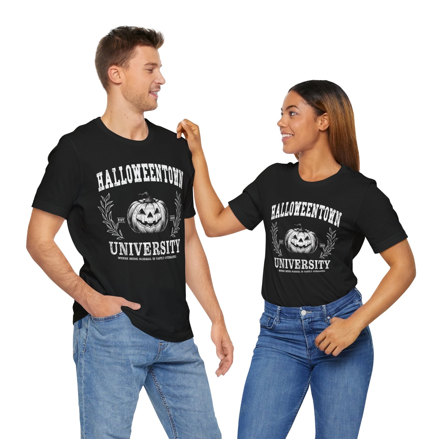 Halloween Town University T-Shirt, Halloween, Scary, Funny, Retro