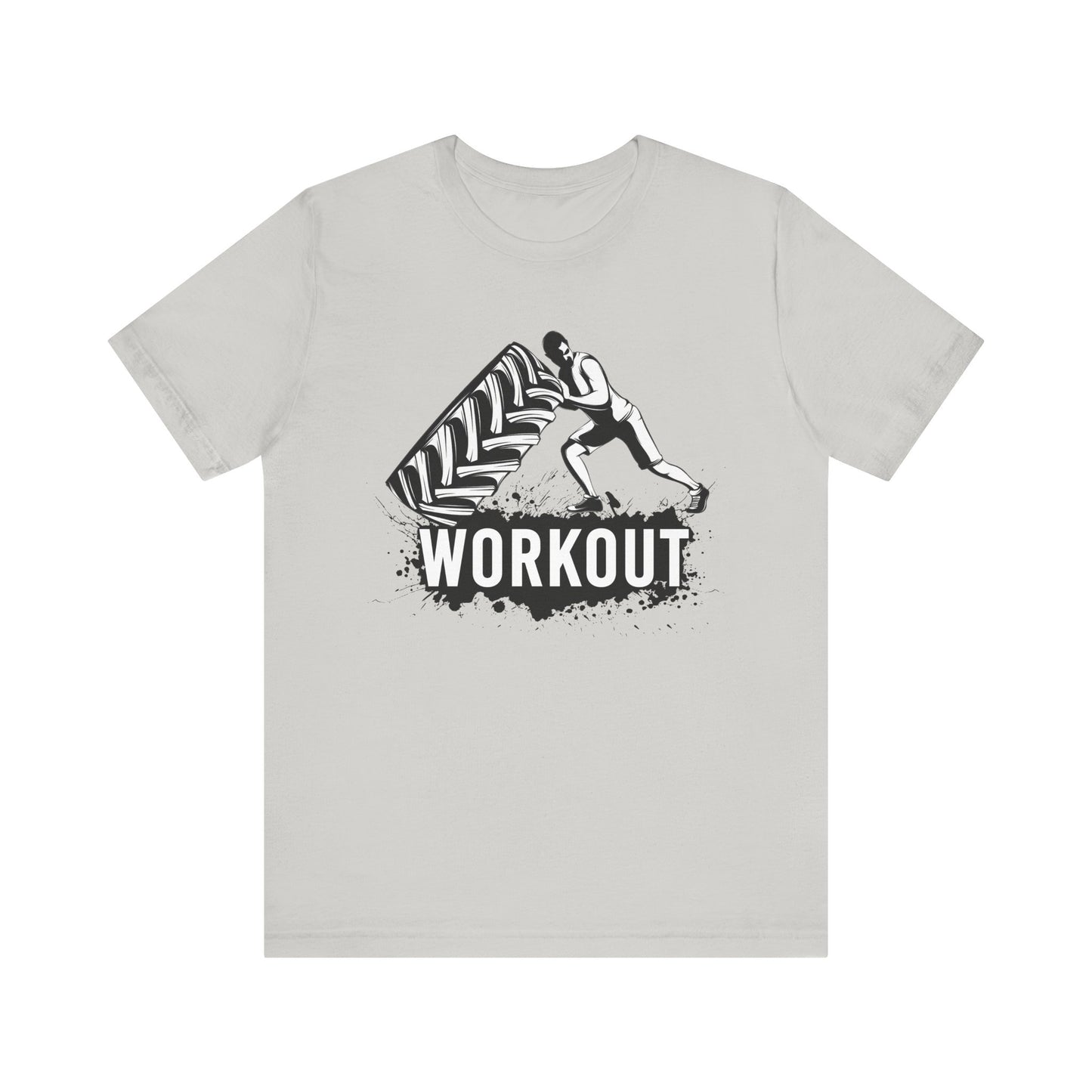 Workout Tire Turn T-Shirt, Gym, Fitness T-Shirt, II