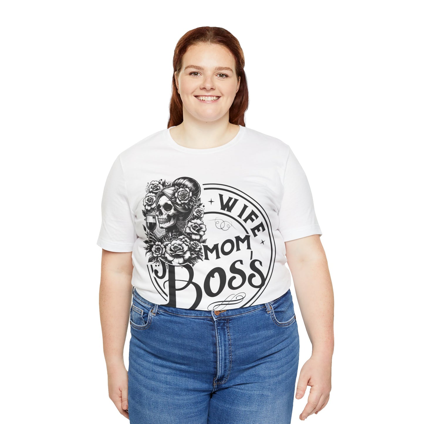 Wife Boss Mom T-Shirt, Mom, Funny, Mama T-Shirt