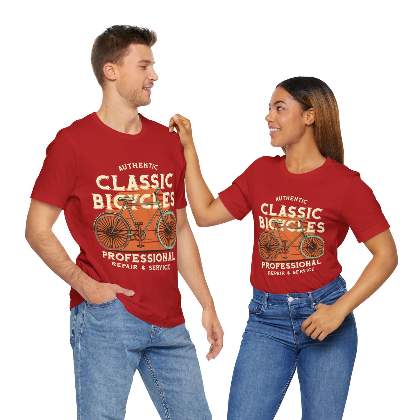 Classic Bicycles Parts and Repairs T-Shirt, Bike Repair, Bicycle T-Shirt