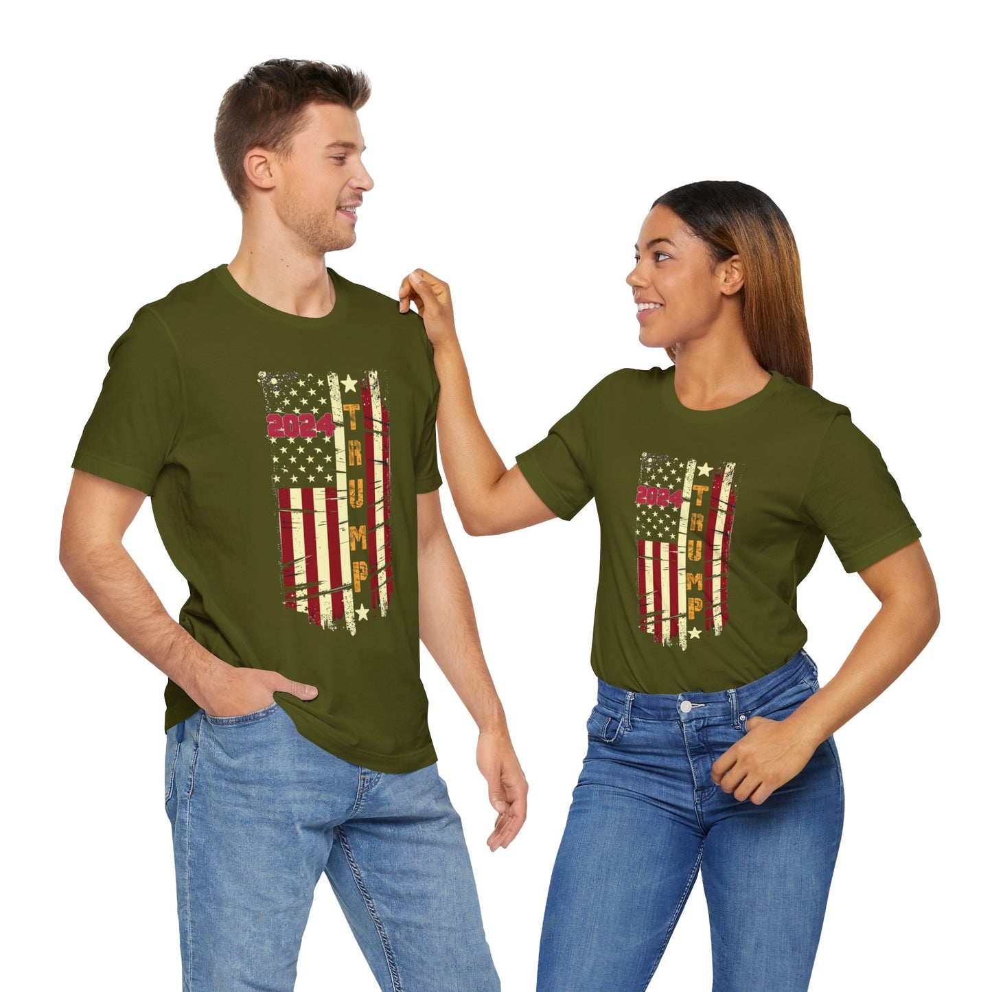 Trump 2024 Flag T-Shirt, Politics, Vote, Election, Republican