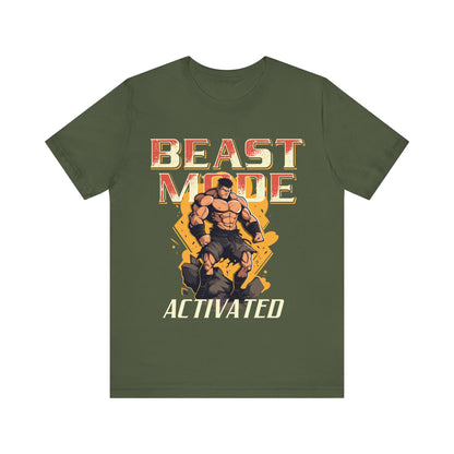 Beast Mode Activated T-Shirt, Bodybuilding, Gym, Fitness T-Shirt