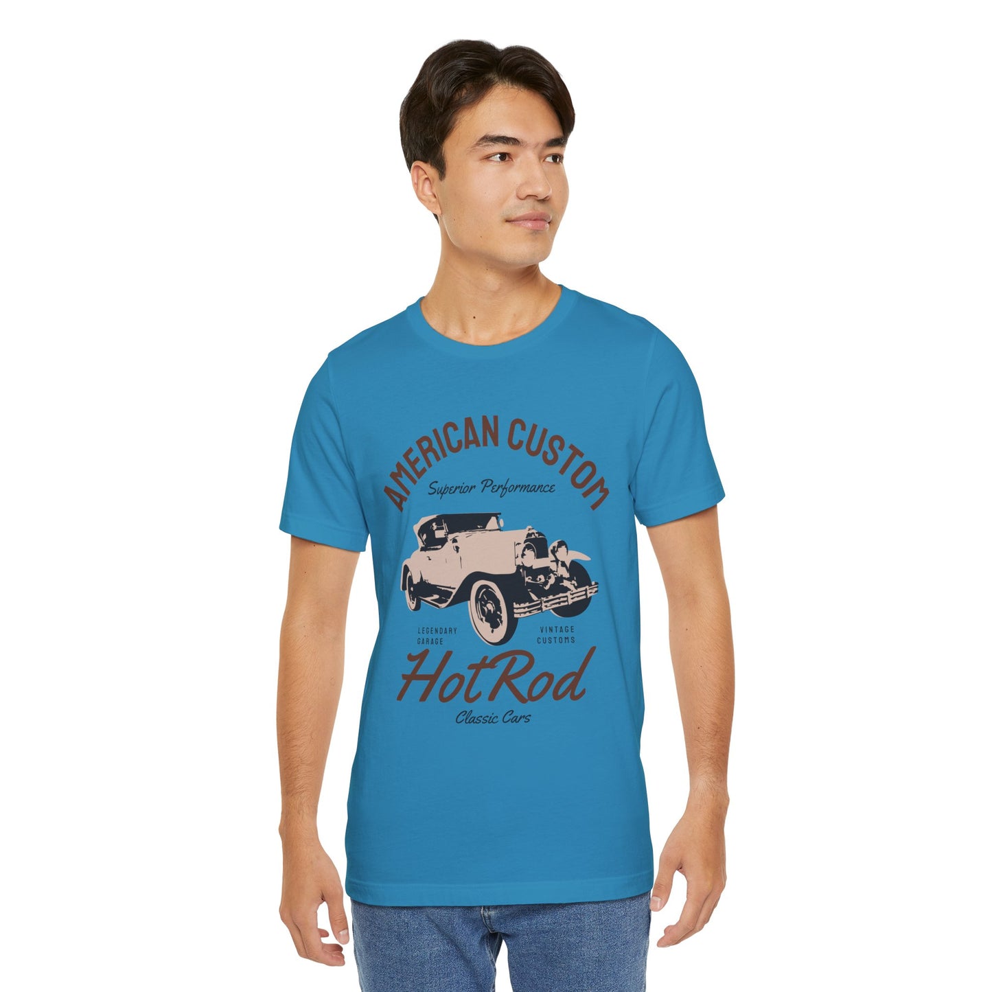 American Custom Hotrod T-Shirt, Hotrod T-Shirt, Custom Hotrod, American T-Shirt