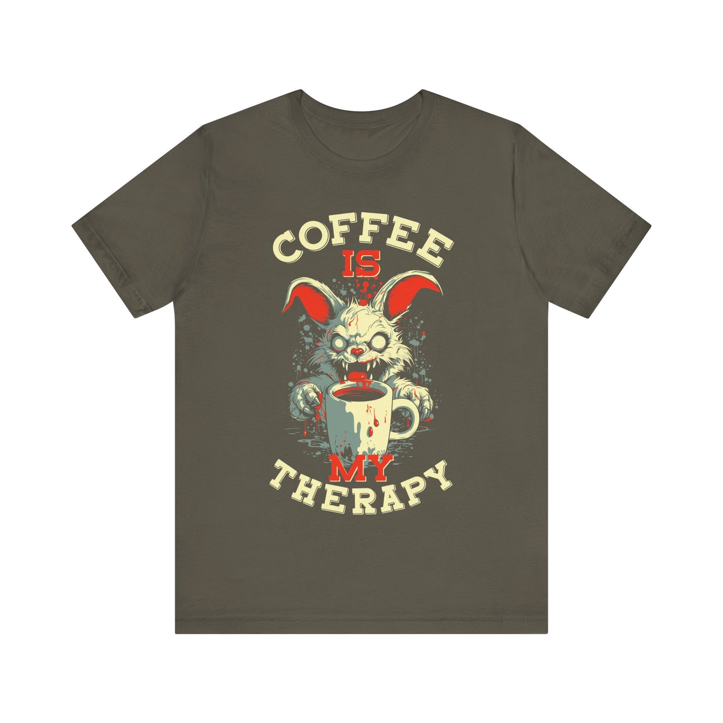 Coffee is my Therapy T-Shirt, Coffee, Fika T-Shirt