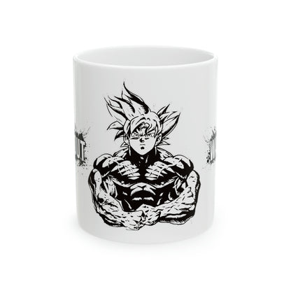 The Anime Workout Warrior Ceramic Mug, 11oz