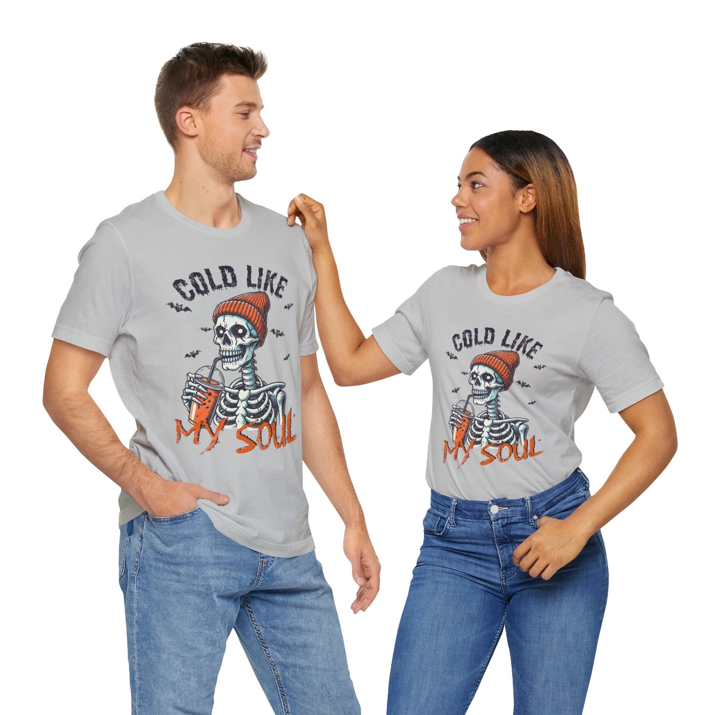 Cold Like My Soul T-Shirt, Halloween, Scary, Funny, Retro