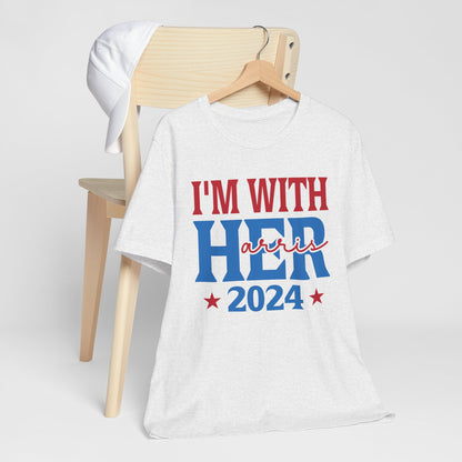 I'm With Her Harris 2024 T-Shirt, Politics, Vote, Election, Democrat