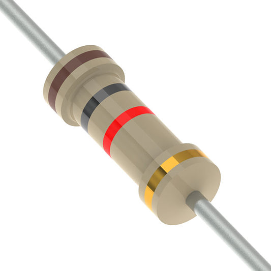 CFR-25JB-1K0, Qty of 10, Yageo, Resistors