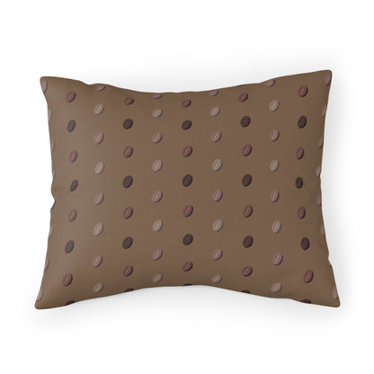 Coffee Bean Dark pattern Pillow Sham