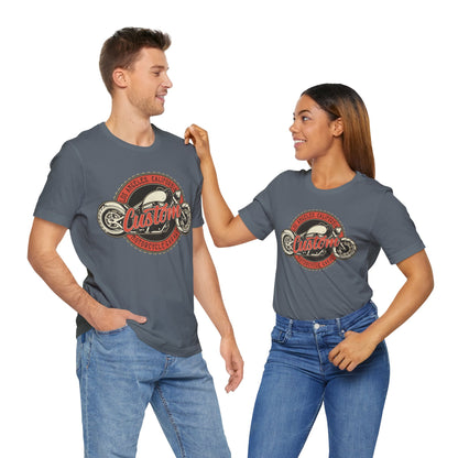 Los Angles California Custom Motorcycle T-Shirt, Los Angles, California, Custom Bikers T-Shirt