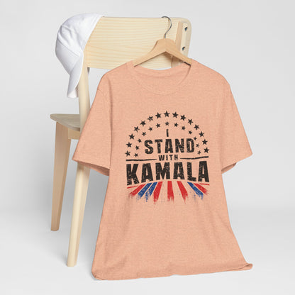 I Stand With Kamala T-Shirt, Politics, Vote, Election, Democrat