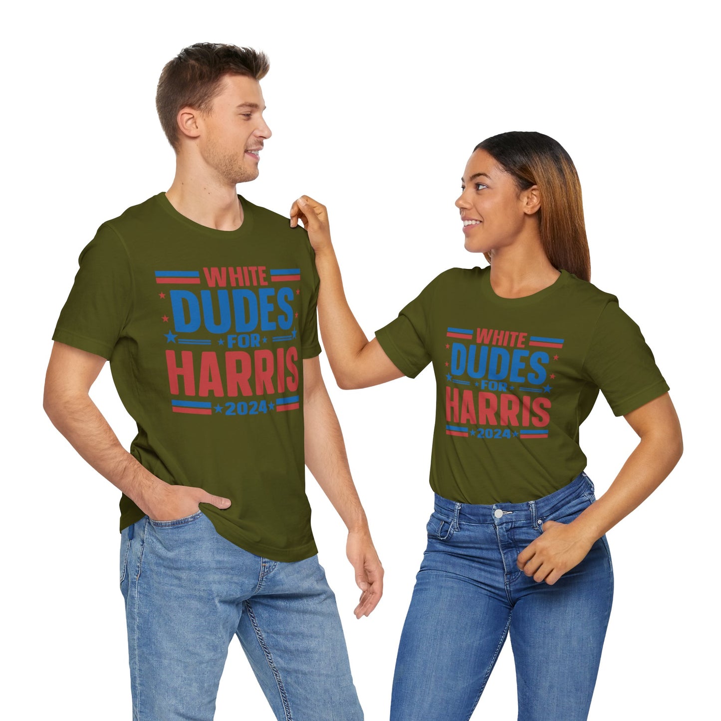 White Dudes For Harris 2024 T-Shirt, Politics, Vote, Election, Democrat